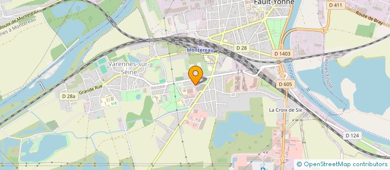 localisation de l'entreprise LES PETITS VARENNOIS LOUIS ARAGON  VARENNES-SUR-SEINE