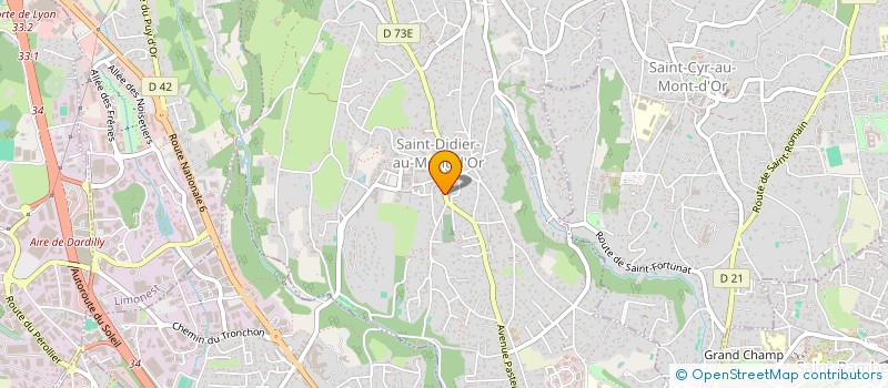 localisation de l'entreprise LES PETITS VESQUE  SAINT-DIDIER-AU-MONT-D'OR