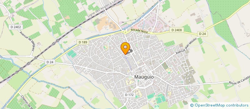 localisation de l'entreprise LES PETITS VIKINGS  MAUGUIO