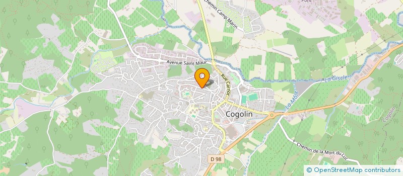 localisation de l'entreprise LES PETITS VOYAGES D'AZUR à COGOLIN