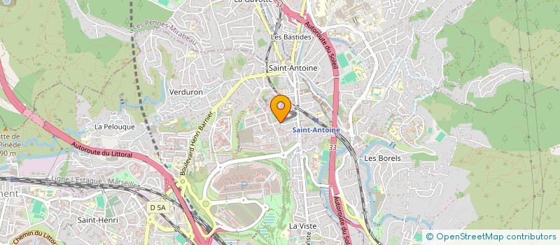 localisation de l'entreprise LES PETRELS LT à MARSEILLE