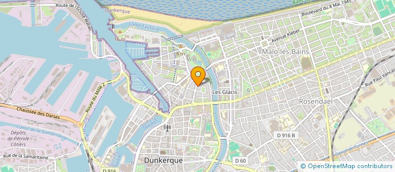 localisation de l'entreprise LES PEUPLIERS à DUNKERQUE