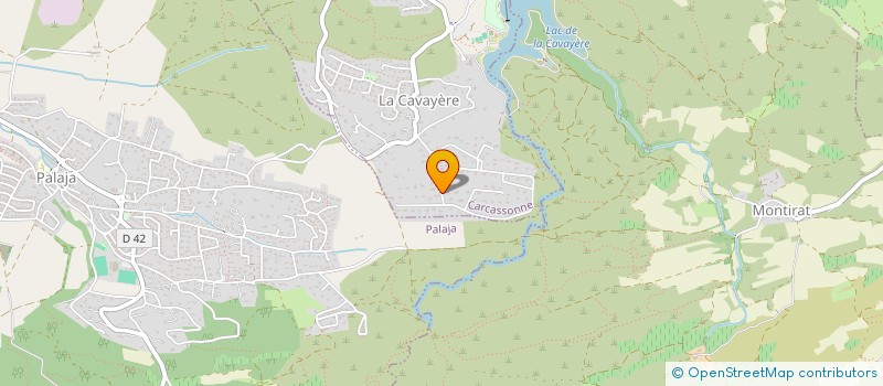 localisation de l'entreprise LES PEUPLIERS à CARCASSONNE