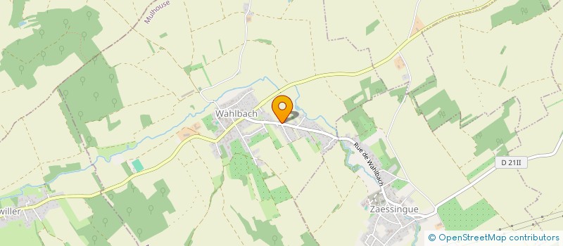 localisation de l'entreprise LES PEUPLIERS  WAHLBACH