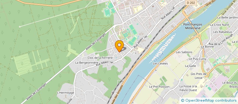 localisation de l'entreprise LES PEUPLIERS  BLOIS