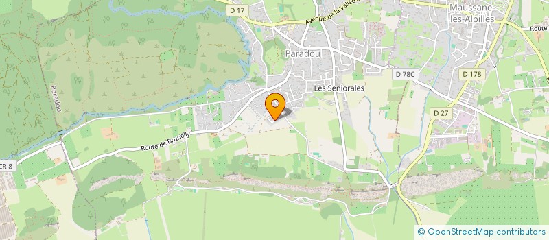 localisation de l'entreprise LES PEUPLIERS BLEUS  PARADOU