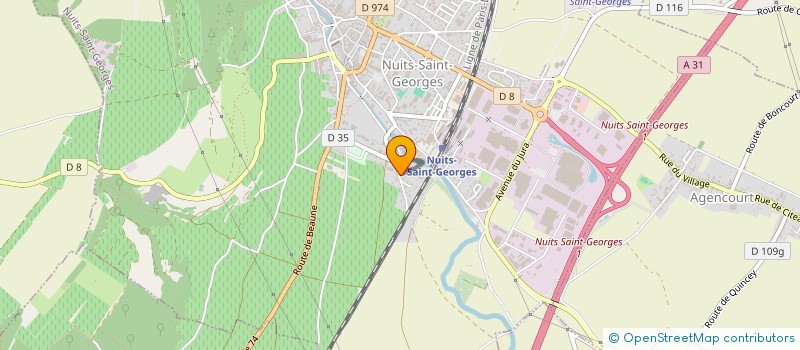 localisation de l'entreprise LES PEUPLIERS DE CUSSIGNY  CORGOLOIN