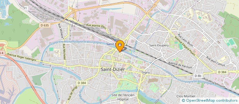 localisation de l'entreprise LES PEUPLIERS DE M'BOUNDI à SAINT-DIZIER