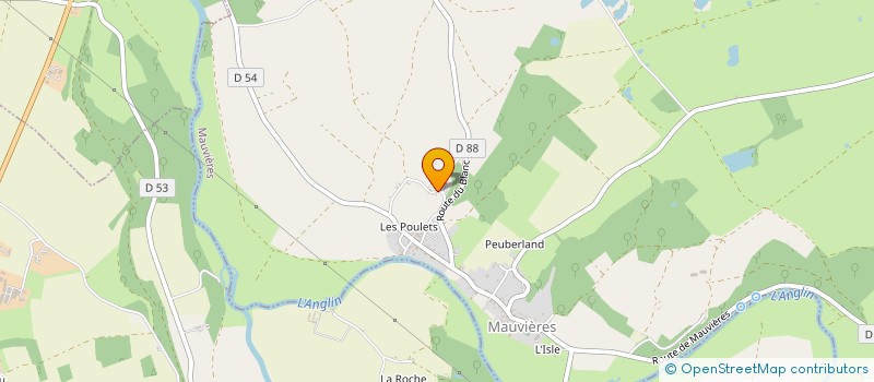 localisation de l'entreprise LES PEURETS à MAUVIERES