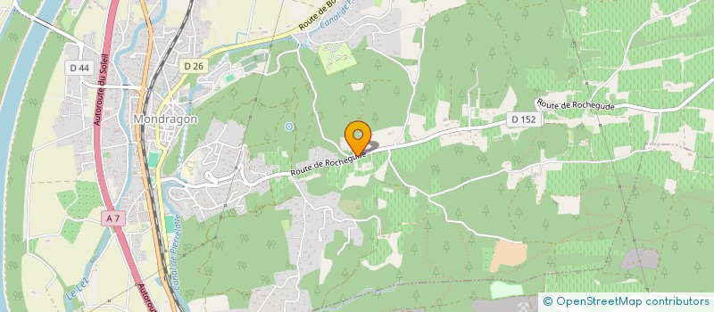 localisation de l'entreprise LES PEYRODETS  MONDRAGON