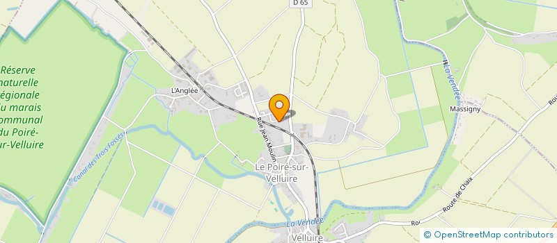 localisation de l'entreprise LES PHARM'ZELLES  LES VELLUIRE-SUR-VENDEE