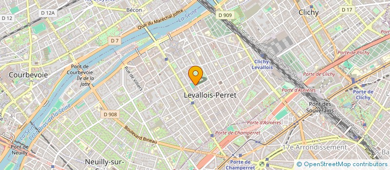 localisation de l'entreprise LES PHENICIENS DE LEVALLOIS à LEVALLOIS-PERRET