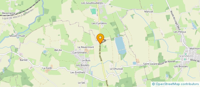 localisation de l'entreprise LES PHILIPPONS à CHAVEYRIAT