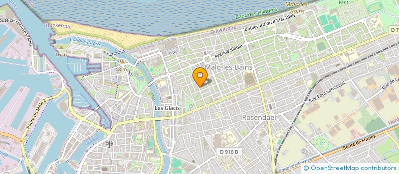 localisation de l'entreprise LES PHILLINES à DUNKERQUE