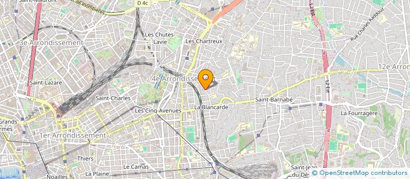 localisation de l'entreprise LES PHOCEENS à MARSEILLE