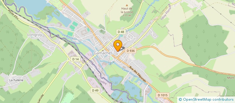 localisation de l'entreprise LES PHOENIX DE GAMACHES  GAMACHES