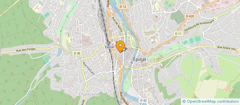 localisation de l'entreprise LES PHONOPOTES à EPINAL