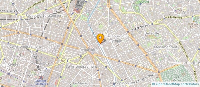 localisation de l'entreprise LES PHOTOGRAPHES ASSOCIES  PARIS