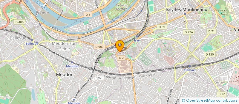 localisation de l'entreprise LES PHOTOGRAPHES DU 127 BIS à ISSY-LES-MOULINEAUX