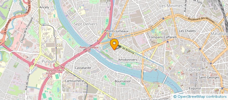 localisation de l'entreprise LES PIAFS DE LA RUE à TOULOUSE