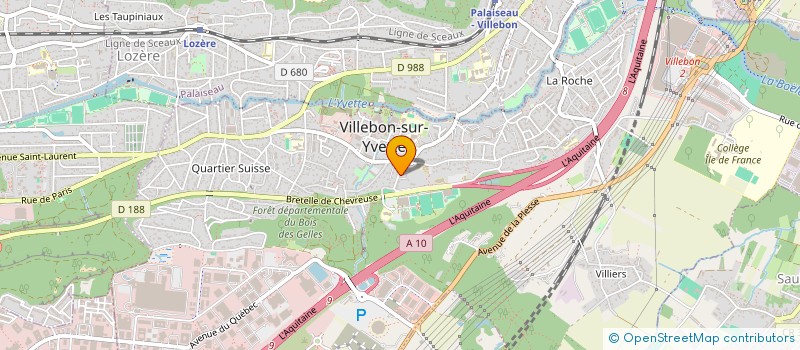 localisation de l'entreprise LES PIAFS MIGRATEURS à VILLEBON-SUR-YVETTE