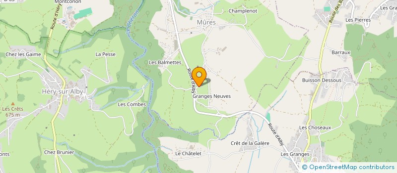 localisation de l'entreprise LES PIANOS GARCIN  RUMILLY