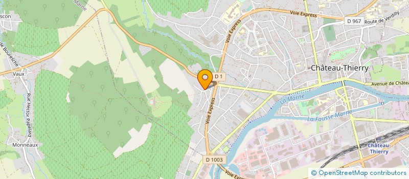 localisation de l'entreprise LES PIC ART CELTES  CHATEAU-THIERRY