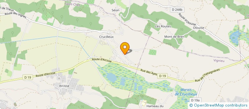 localisation de l'entreprise LES PICARDES  SAINT-CHEF