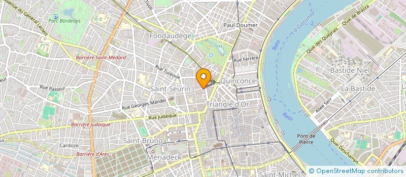 localisation de l'entreprise LES PICASSAS  BORDEAUX