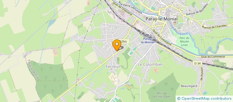 localisation de l'entreprise LES PICHIES  PARAY-LE-MONIAL