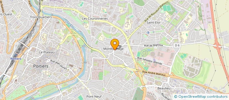 localisation de l'entreprise LES PICTA GOULES à POITIERS