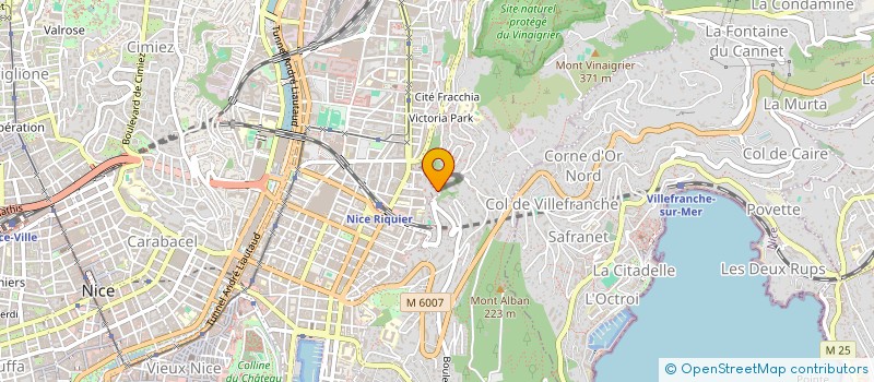 localisation de l'entreprise LES PIEDS BLEUS  NICE