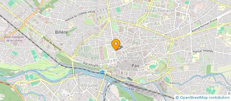 localisation de l'entreprise LES PIEDS BOTS à PAU