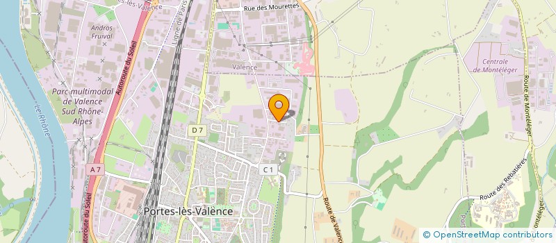 localisation de l'entreprise LES PIEDS CURIEUX DE MONTOISON  MONTOISON