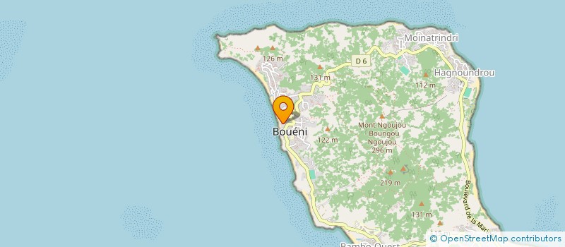 localisation de l'entreprise LES PIEDS DANS L EAU à BOUENI