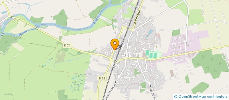 localisation de l'entreprise LES PIEDS DANS L'EAU à TIERCE