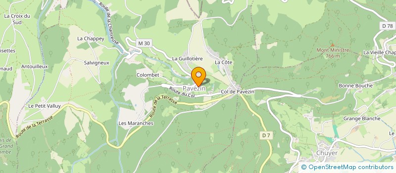 localisation de l'entreprise LES PIEDS DE VIGNE  SAINT-MICHEL-SUR-RHONE