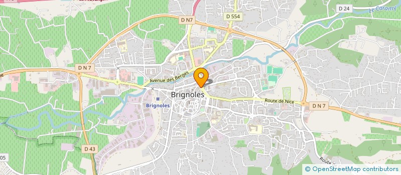 localisation de l'entreprise LES PIEDS NICKELES à BRIGNOLES