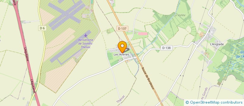localisation de l'entreprise LES PIEDS ONT DES OREILLES  THENAC