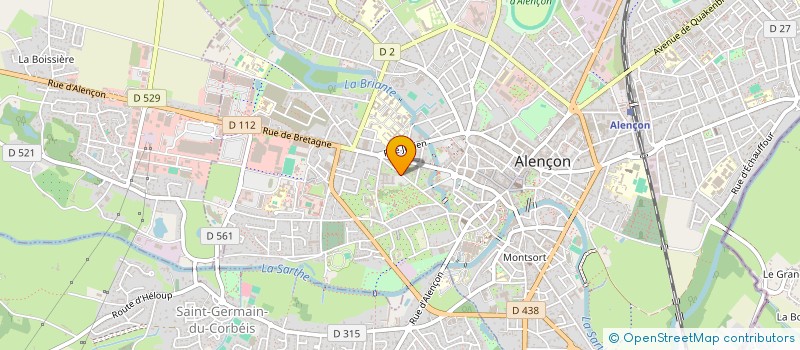 localisation de l'entreprise LES PIEDS ORNAIS à ALENCON