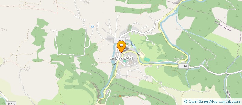 localisation de l'entreprise LES PIEDS QUI DANSENT à LE MAS-D'AZIL