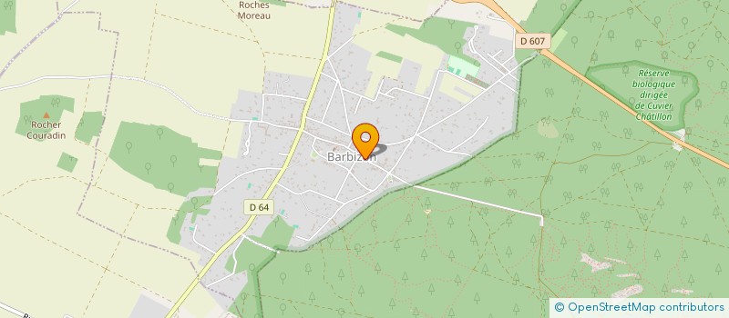 localisation de l'entreprise LES PIEDS SOUS LA TABLE à BARBIZON