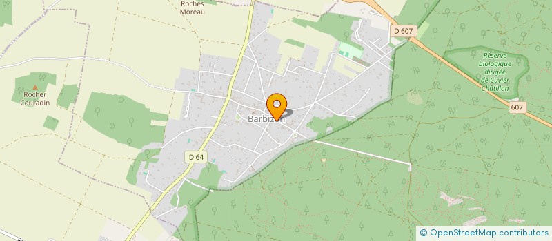 localisation de l'entreprise LES PIEDS SOUS LA TABLE  BARBIZON