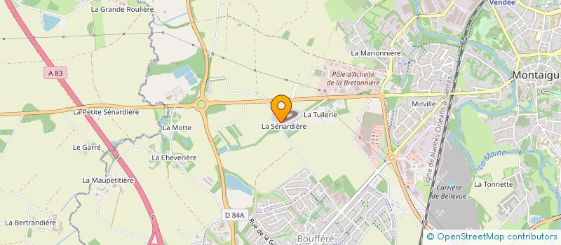 localisation de l'entreprise LES PIEDS SUR TERRE... à MONTAIGU-VENDEE