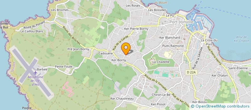 localisation de l'entreprise LES PIEDS SUR TERRE à L'ILE-D'YEU