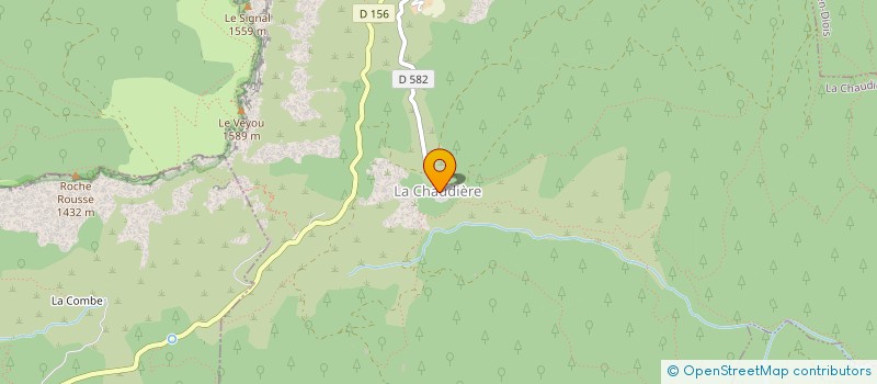 localisation de l'entreprise LES PIEDS SUR TERRE  LA CHAUDIERE