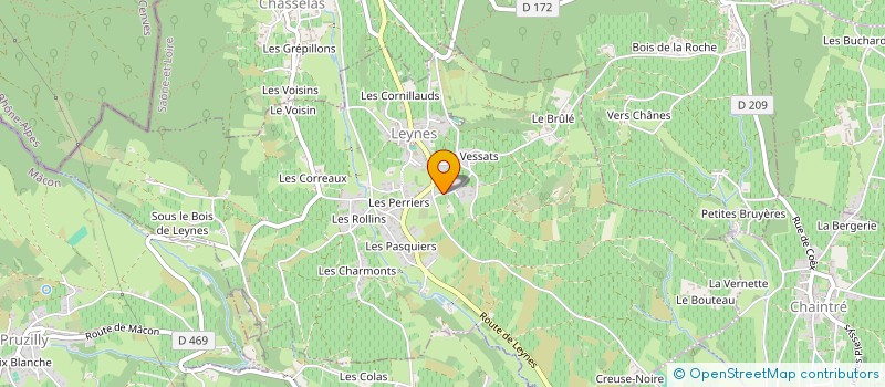 localisation de l'entreprise LES PIEDS SUR TERRE  LEYNES