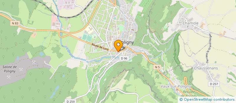 localisation de l'entreprise LES PIEDS SUR TERRE  POLIGNY