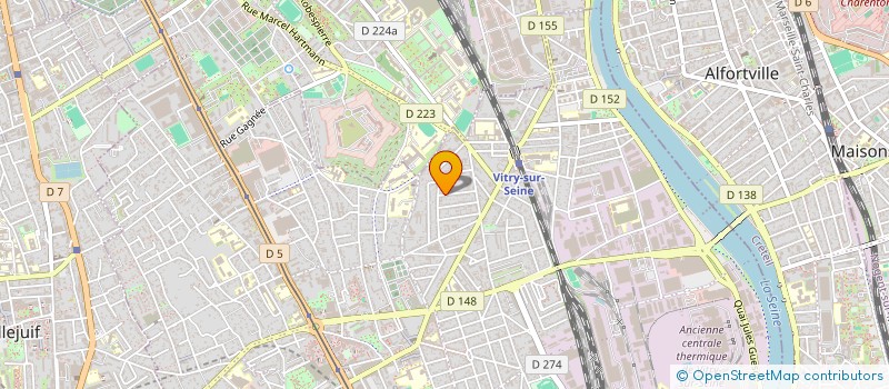 localisation de l'entreprise LES PIEDS SYSTEM à VITRY-SUR-SEINE