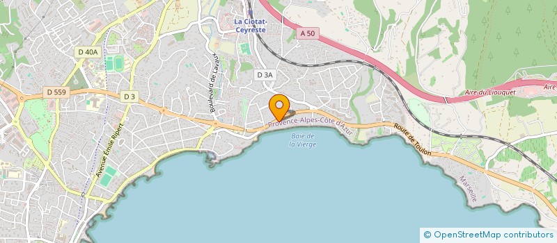 localisation de l'entreprise LES PIEDS TANQUES DE LA CIOTAT  LA CIOTAT